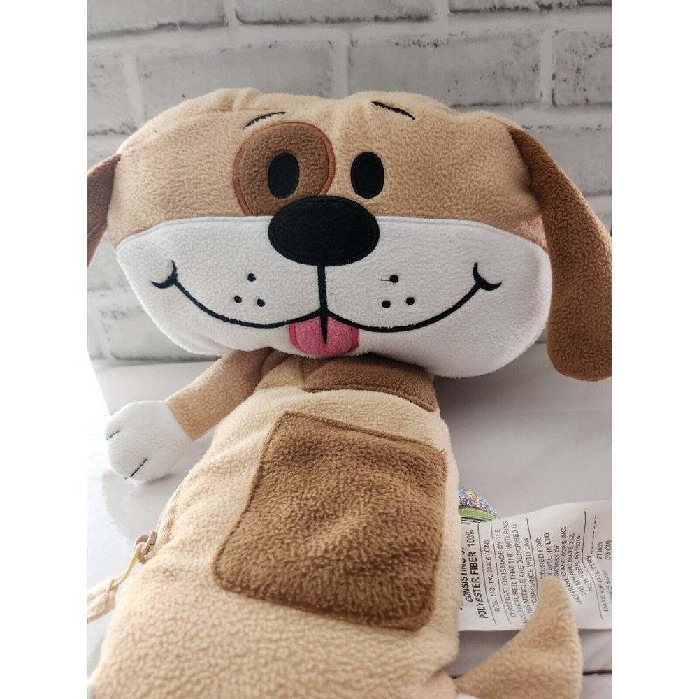 Seat Pets Bentley Dog Puppy Seat Belt Cover Plush w/ Zipper Pouch